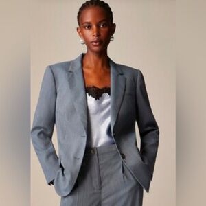 J.Crew Gray Lightweight Blazer Size 10
